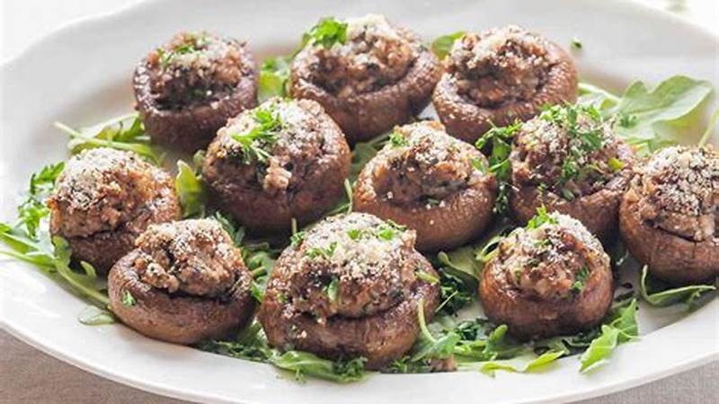 Master the Art of Cooking Stuffed Mushrooms | Cafe Impact