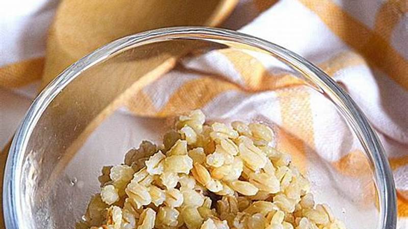 Master the Art of Cooking Barley with These Simple Steps | Cafe Impact