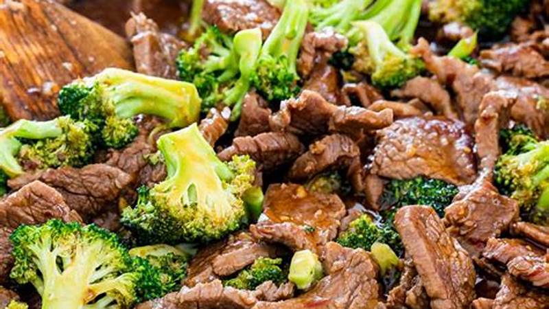 Mastering the Art of Cooking Beef Broccoli | Cafe Impact