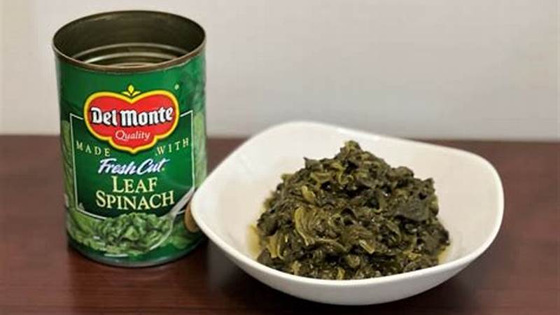 Master the Art of Cooking Canned Spinach Like a Pro | Cafe Impact