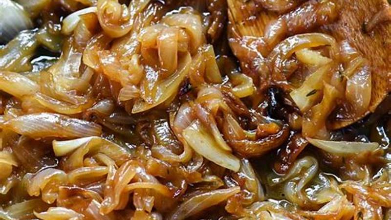 Mastering the Art of Caramelizing Onions | Cafe Impact