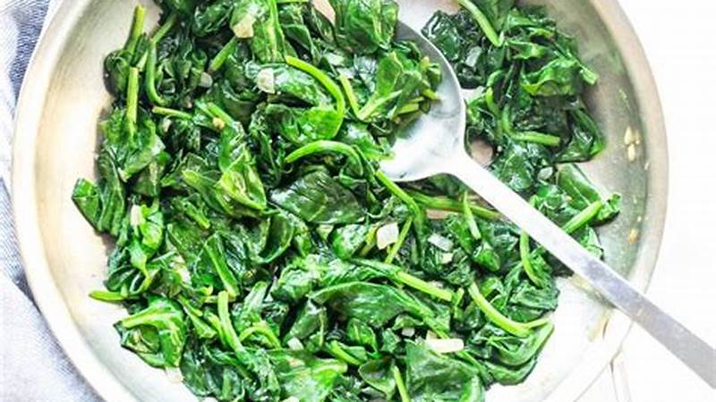 Mastering the Art of Cooking Down Spinach | Cafe Impact