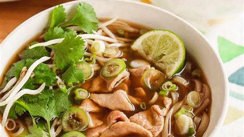 Master the Art of Cooking Pho Noodles | Cafe Impact