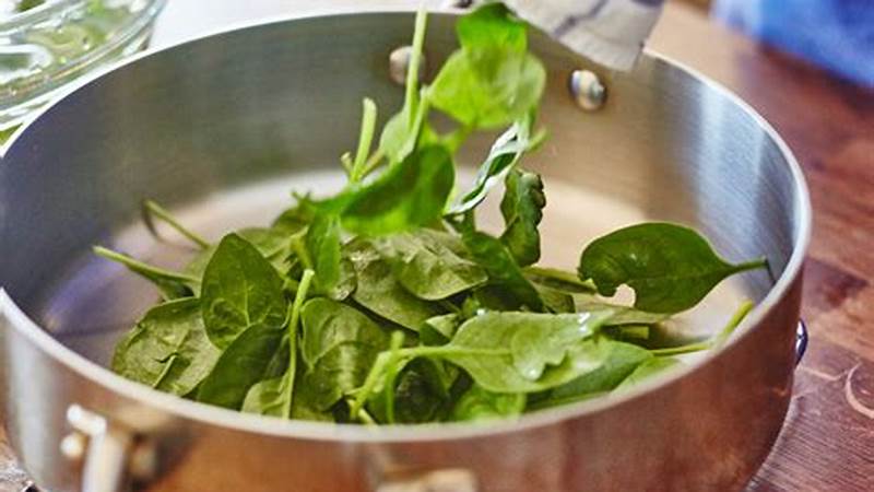 Master the Art of Cooking Raw Spinach | Cafe Impact